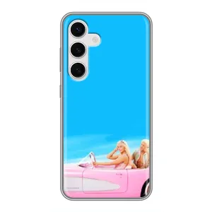 Силиконовый Чехол Барби Фильм на Samsung Galaxy S24 (Барби и Кен)