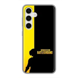 Чохол (TPU) з картинкою "Лого Пабг" на Самсунг Галаксі С24 (Battlegrounds)