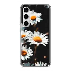 Чохол з ромашками на Samsung Galaxy S24 (Білі ромашки)