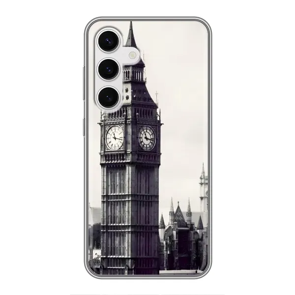 Чехол с рисунком «Биг-Бен» для Samsung Galaxy S24 Чехол с рисунком «Биг-Бен» для Samsung Galaxy S24