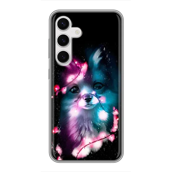 Чехол с рисунком «Черная Лиса» для Samsung Galaxy S24 Чехол с рисунком «Черная Лиса» для Samsung Galaxy S24