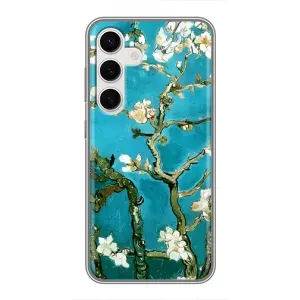 Чехол с принтом САКУРЫ на Samsung Galaxy S24 (Цветение Сакуры)