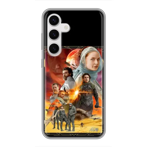 Чехол с рисунком «Д Ю Н А» для Samsung Galaxy S24
