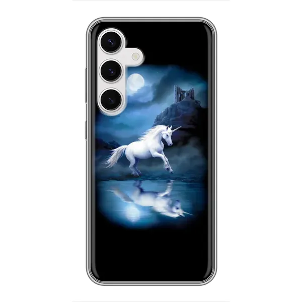Чехол с рисунком «Единорог» для Samsung Galaxy S24 Чехол с рисунком «Единорог» для Samsung Galaxy S24