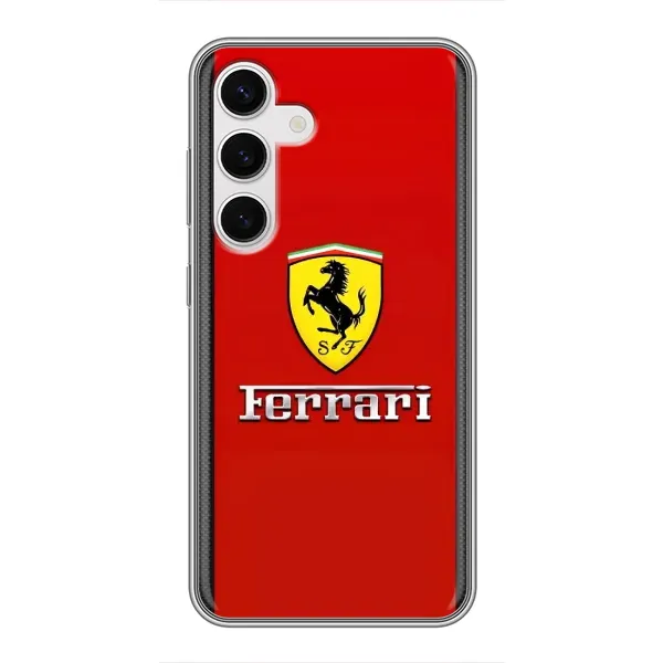 Чехол с рисунком «Ferrari Logo» для Samsung Galaxy S24 Чехол с рисунком «Ferrari Logo» для Samsung Galaxy S24