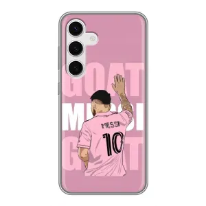 Чехлы Лео Месси в Майами на Samsung Galaxy S24 (GOAT MESSI)