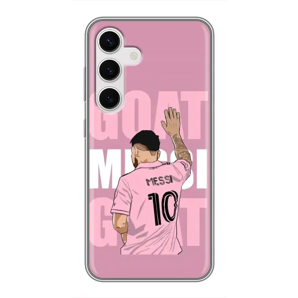 Чехол с рисунком «GOAT MESSI» для Samsung Galaxy S24 Чехол с рисунком «GOAT MESSI» для Samsung Galaxy S24