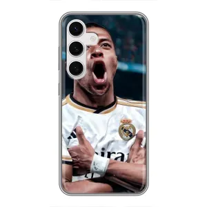 Чехол (TPU) с Футболистом на Samsung Galaxy S24 (Гол Мбаппе)