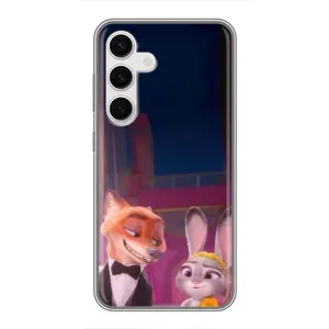 Силиконовый чехол с принтом Зоотрополіс для Samsung Galaxy S24 (Главные герои)