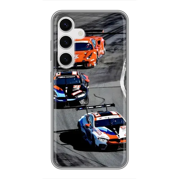 Чехол с рисунком «Гонщики» для Samsung Galaxy S24 Чехол с рисунком «Гонщики» для Samsung Galaxy S24