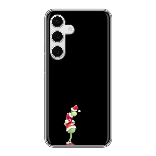 Чехол с рисунком «Гринч на чорном» для Samsung Galaxy S24 Чехол с рисунком «Гринч на чорном» для Samsung Galaxy S24