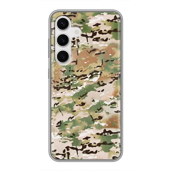 Чехол с рисунком «Камуфляжный» для Samsung Galaxy S24 Чехол с рисунком «Камуфляжный» для Samsung Galaxy S24