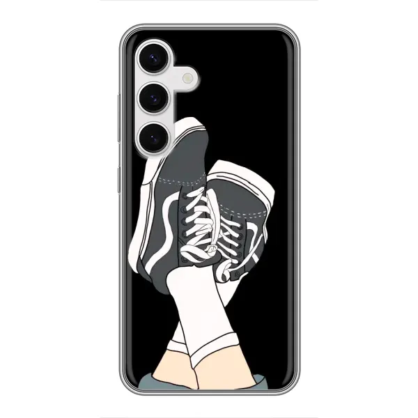 Чехол с рисунком «Кеды» для Samsung Galaxy S24 Чехол с рисунком «Кеды» для Samsung Galaxy S24