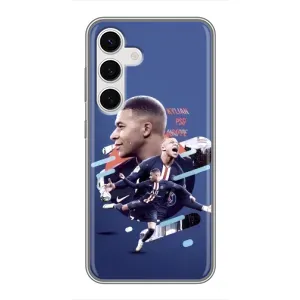 Чехол (TPU) с Футболистом на Samsung Galaxy S24 (Килиан)