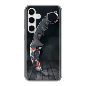 Чехол КИБЕРСПОРТ для Samsung Galaxy S24 (Кинжал КС ГО)