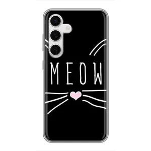 Бампер с изображением Котиков для Самсунг С24 (КОТИК MEOW)