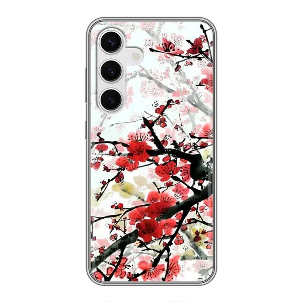 Чехол с рисунком «Красивая Сакура» для Samsung Galaxy S24 Чехол с рисунком «Красивая Сакура» для Samsung Galaxy S24