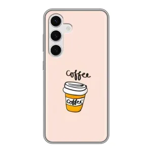 Чехол с изображением вкусной еды для Samsung Galaxy S24 (Кружка кофе)