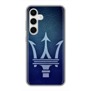 Чехлы с тематикой "Крутые машины" на Samsung Galaxy S24 (Лого Maserati)