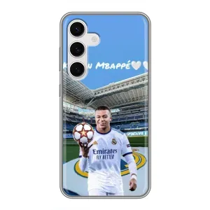 Чехол (TPU) с Футболистом на Samsung Galaxy S24 (Mbappe Real)