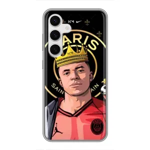 Чехол (TPU) с Футболистом на Samsung Galaxy S24 (Mbappe King)