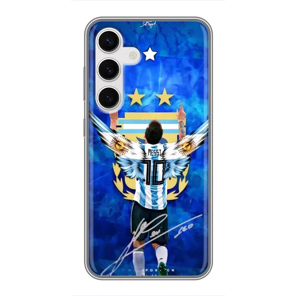 Чехол с рисунком «Месси Аргентина» для Samsung Galaxy S24 Чехол с рисунком «Месси Аргентина» для Samsung Galaxy S24