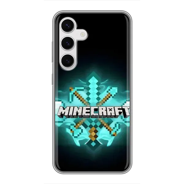 Чехол с рисунком «MineCraft 2» для Samsung Galaxy S24