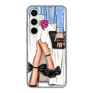 Силиконовый Чехол на Samsung Galaxy S24 с картинкой Стильных Девушек (Мода)