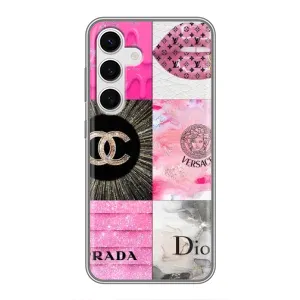 Чехол (Dior, Prada, YSL, Chanel) для Samsung Galaxy S24 (Модница)