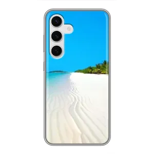 Летний Чехол на Samsung Galaxy S24 (Море песок)