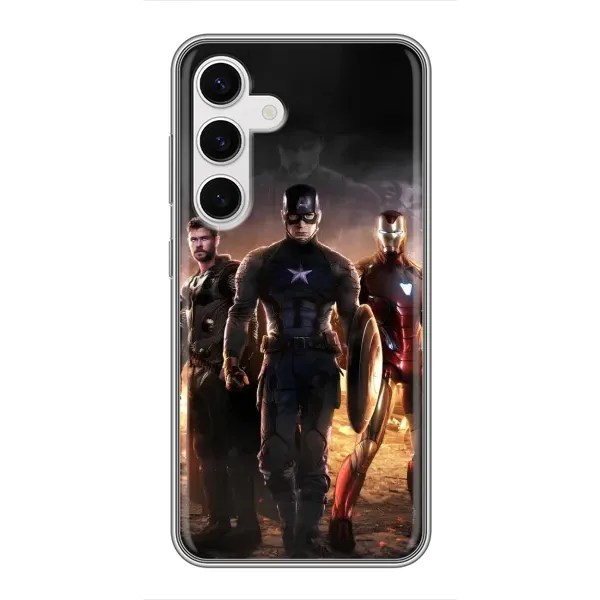 Чехол с рисунком «Мстители» для Samsung Galaxy S24