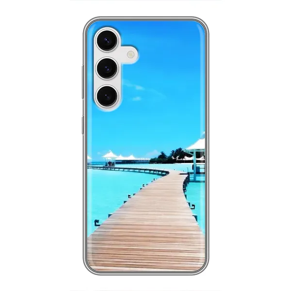 Чехол с рисунком «Набережная» для Samsung Galaxy S24 Чехол с рисунком «Набережная» для Samsung Galaxy S24