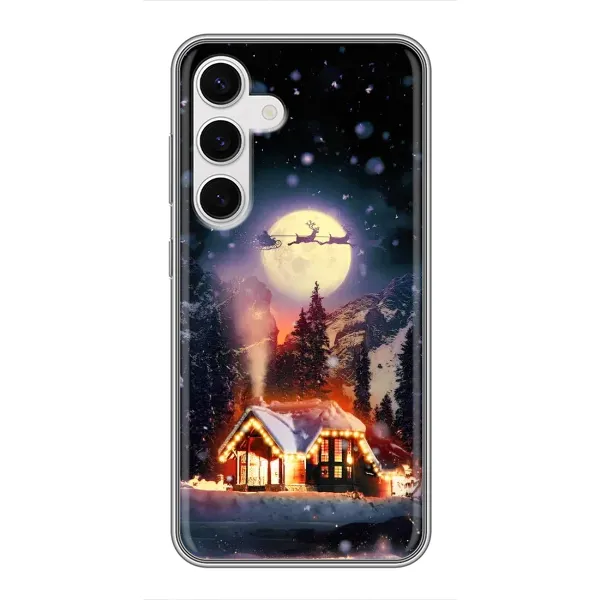 Чехол с рисунком «Настроение зимнее» для Samsung Galaxy S24 Чехол с рисунком «Настроение зимнее» для Samsung Galaxy S24