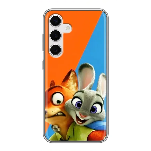 Чехол с рисунком «Ник и Хопс» для Samsung Galaxy S24 Чехол с рисунком «Ник и Хопс» для Samsung Galaxy S24