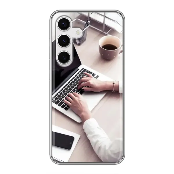 Чехол с рисунком «Офисный работник» для Samsung Galaxy S24 Чехол с рисунком «Офисный работник» для Samsung Galaxy S24