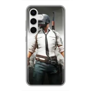 Чохол з картинкою "Герой Pubg" на Samsung Galaxy S24 (Пабг)