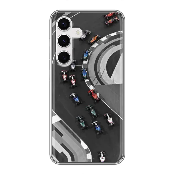 Чехол с рисунком «Гонки ф1» для Samsung Galaxy S24 Чехол с рисунком «Гонки ф1» для Samsung Galaxy S24