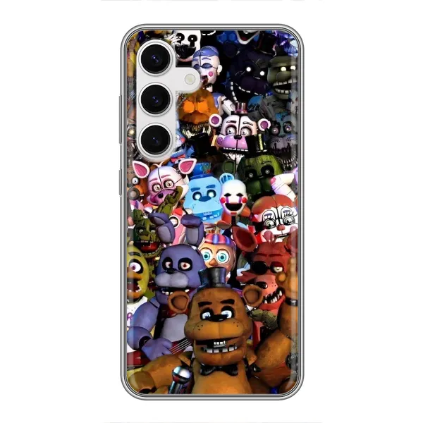 Чехол с рисунком «Персонажи Фредди» для Samsung Galaxy S24