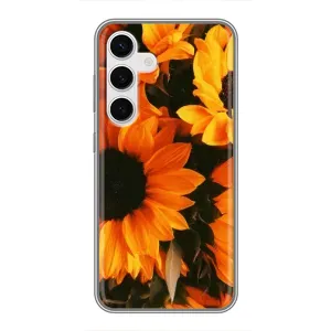 Чехлы с картинкой Подсолнухов для Самсунг С24 (подсолнухи)