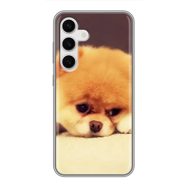 Чехол с рисунком «Померанский шпиц» для Samsung Galaxy S24 Чехол с рисунком «Померанский шпиц» для Samsung Galaxy S24