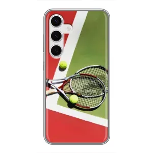 Чехлы с принтом Спортивная тематика для Samsung Galaxy S24 (Ракетки теннис)