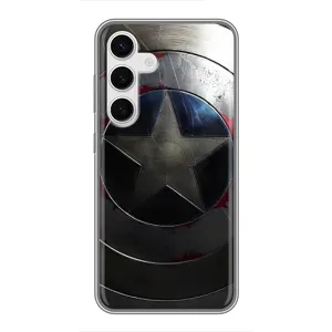 Чохол с Щітом Капітана Америки на Samsung Galaxy S24 (Ретро Щит Капітана)