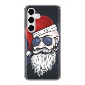 Чехол Санта Клаус для Samsung Galaxy S24 (Рождественский МЕН)