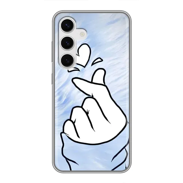 Чехол с рисунком «Сердечка знак» для Samsung Galaxy S24 Чехол с рисунком «Сердечка знак» для Samsung Galaxy S24