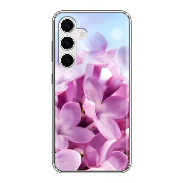 Чехол с рисунком «Сиреневые цветы» для Samsung Galaxy S24 Чехол с рисунком «Сиреневые цветы» для Samsung Galaxy S24