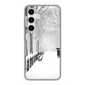 Чехлы на Новый Год Samsung Galaxy S24 (Снегом замело)
