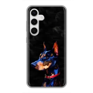 Бампер для Samsung Galaxy S24 з картинкою "Песики" (Собака Мопсік)