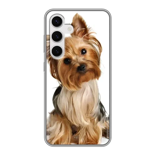 Чехол с рисунком «Собака Терьер» для Samsung Galaxy S24 Чехол с рисунком «Собака Терьер» для Samsung Galaxy S24