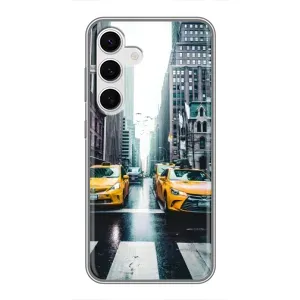 Силиконовый бампер (Работники) на Samsung Galaxy S24 (Такси)