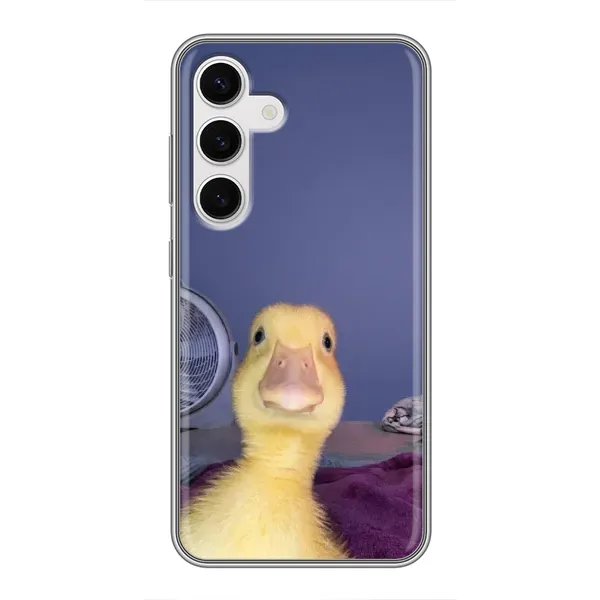 Чехол с рисунком «Утка» для Samsung Galaxy S24 Чехол с рисунком «Утка» для Samsung Galaxy S24